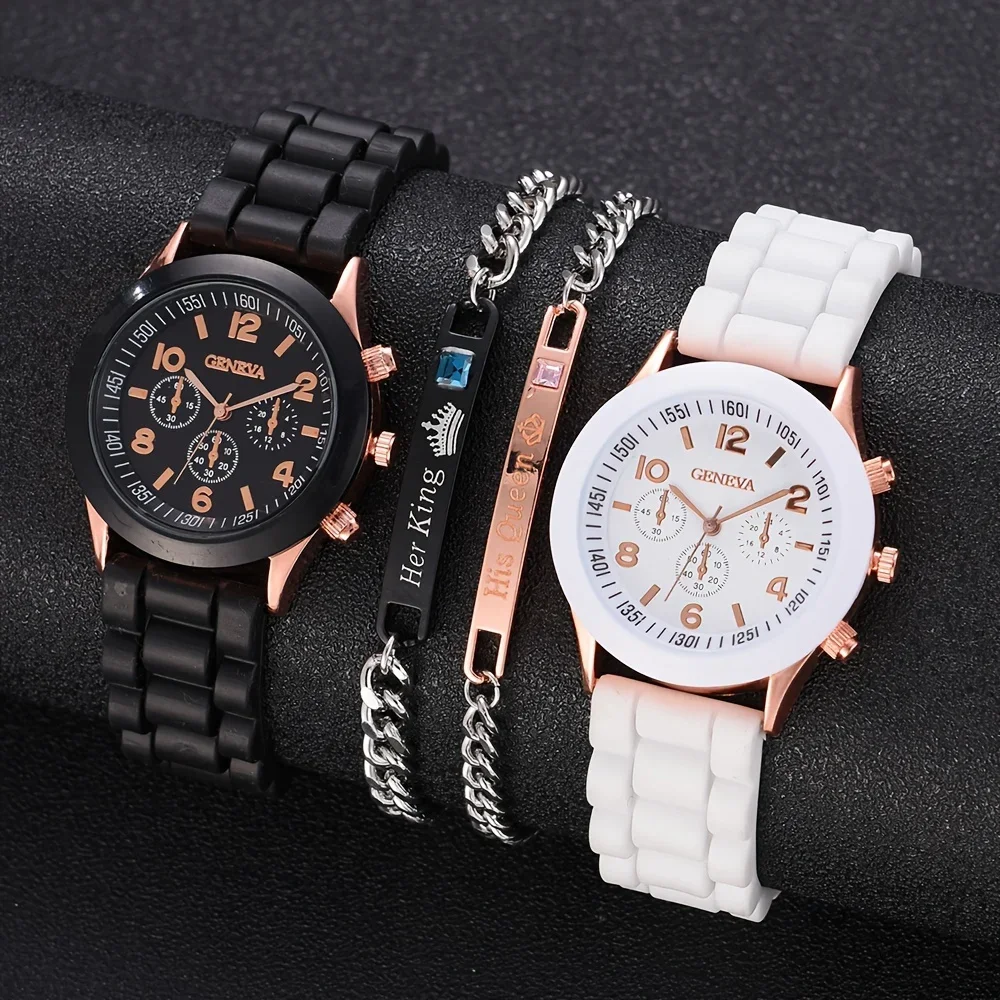 Resin Art Watch - 2 pçs conjunto de relógio feminino