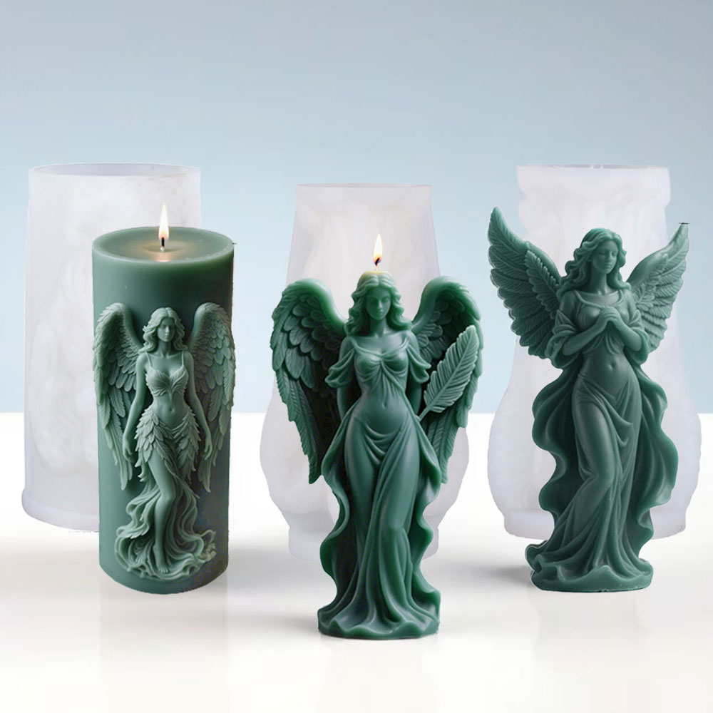Asas deusa perfumado molde de  - Resin Art Sculptures avaliação e preço