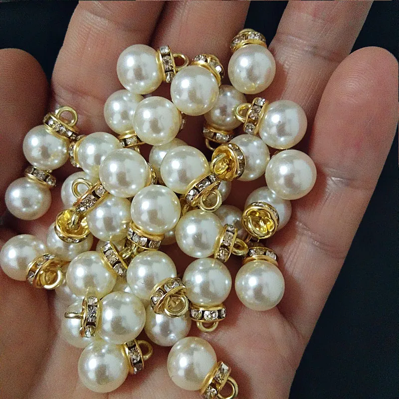 30 pçs redondo pérola diamante - Resin Art Design For Wedding avaliação e preço