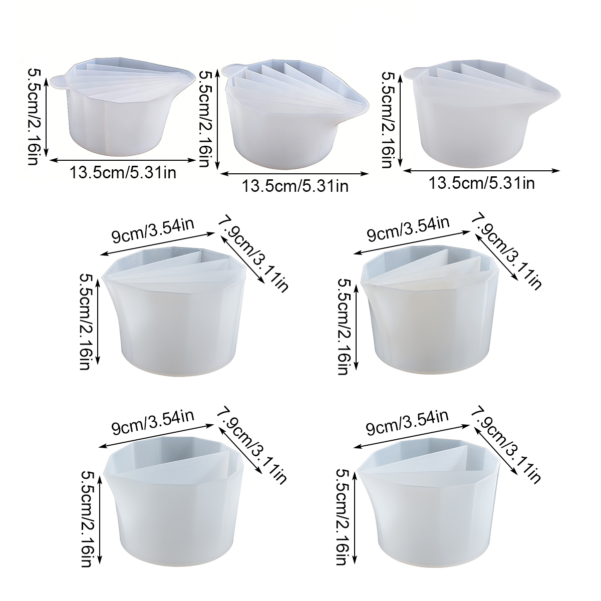 Copo de Silicone com Divisória - Resin Art Pouring avaliação e preço