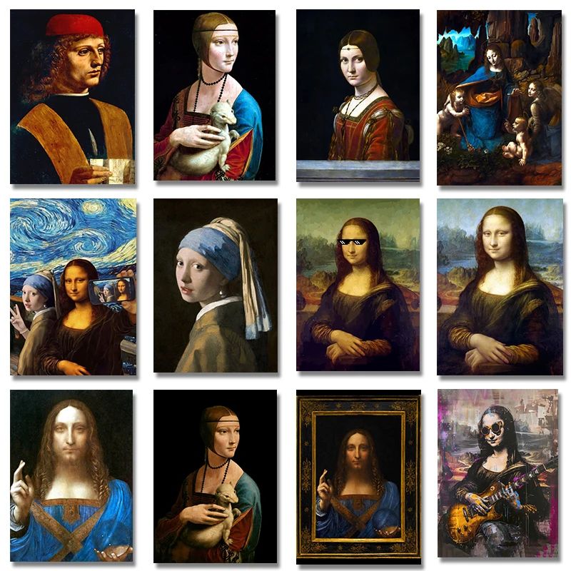 Pintura Diamante Leonardo Da V - Resin Art Work avaliação e preço