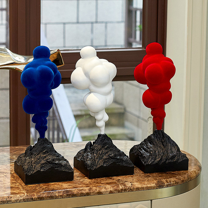 Escultura de nuvem vulcânica a - Resin Art Studio avaliação e preço