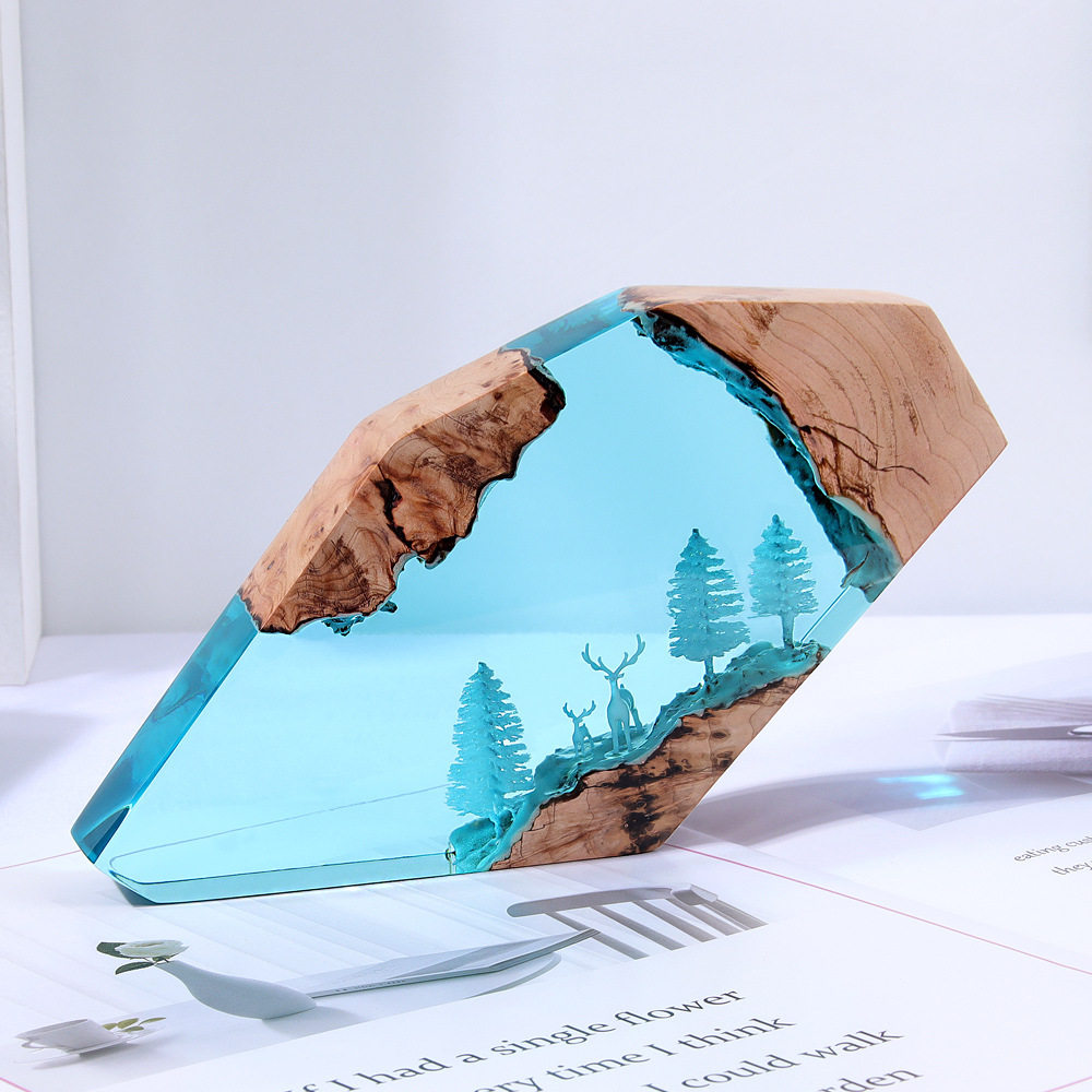 Arte de Mesa Fada da Floresta  - Resin Art Decor avaliação e preço